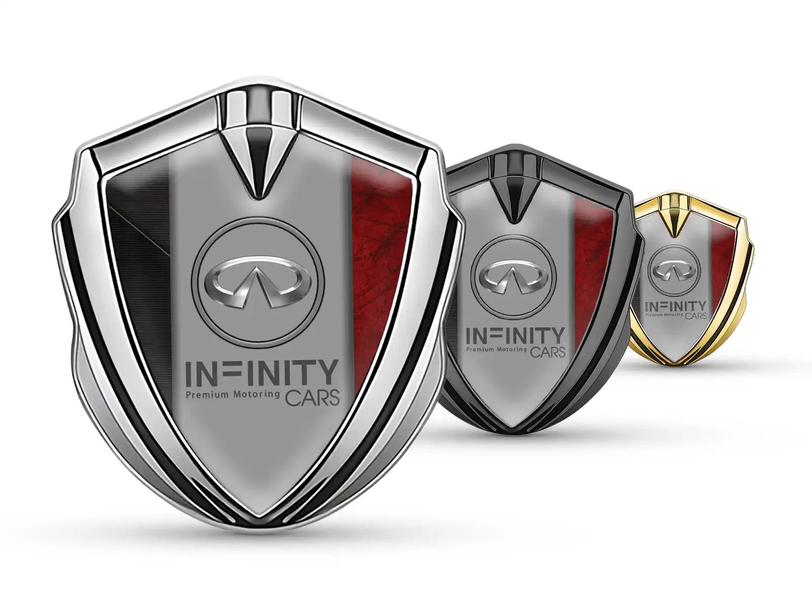 Infiniti Emblema Abovedado Insignia Afinado Estilo Brilla X